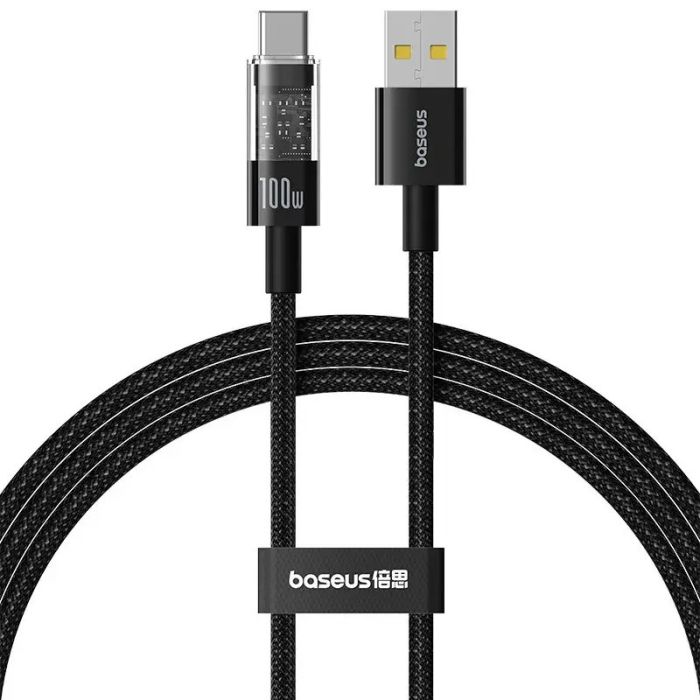 Дата кабель Baseus Gem Fast Charging USB Type-C 100W (2m) (P10373002111) Cluster