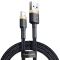 Дата кабель Baseus Cafule Lightning Cable 2.4A (1m) (CALKLF-B) Золотой