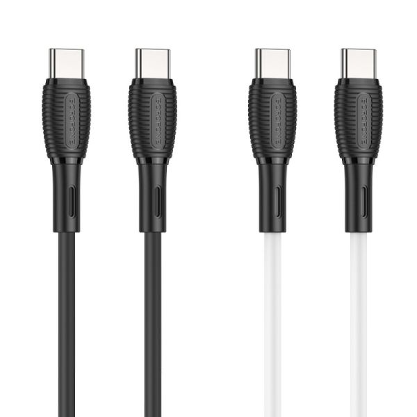 Дата кабель Borofone BX86 Advantage Type-C to Type-C 60W (1m) White
