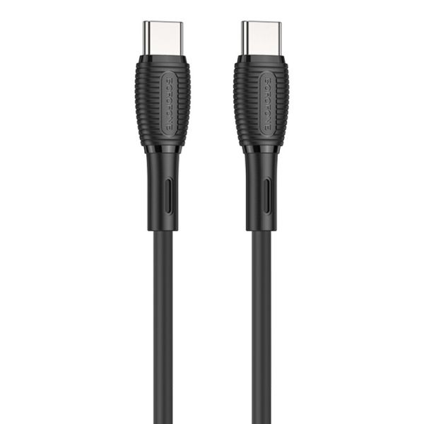 Дата кабель Borofone BX86 Advantage Type-C to Type-C 60W (1m) Black
