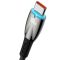 Дата кабель Baseus Glimmer Series Fast Charging Data Cable USB для Type-C 100W 2m (CADH00050) Black