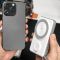 Портативное ЗУ Power Bank WIWU Wi-P007 2 in 1 c БЗУ 10000 mAh Grey