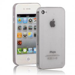 Ультратонкая накладка TPU Iphone 4/4s 0,3мм Grey