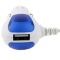Автозарядка Micro USB+USB вход 1,0А