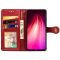 Кожаный чехол-книга GETMAN Gallant (PU) для Xiaomi Redmi 12 Red
