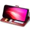 Кожаный чехол-книга GETMAN Gallant (PU) для Xiaomi Redmi 12 Red