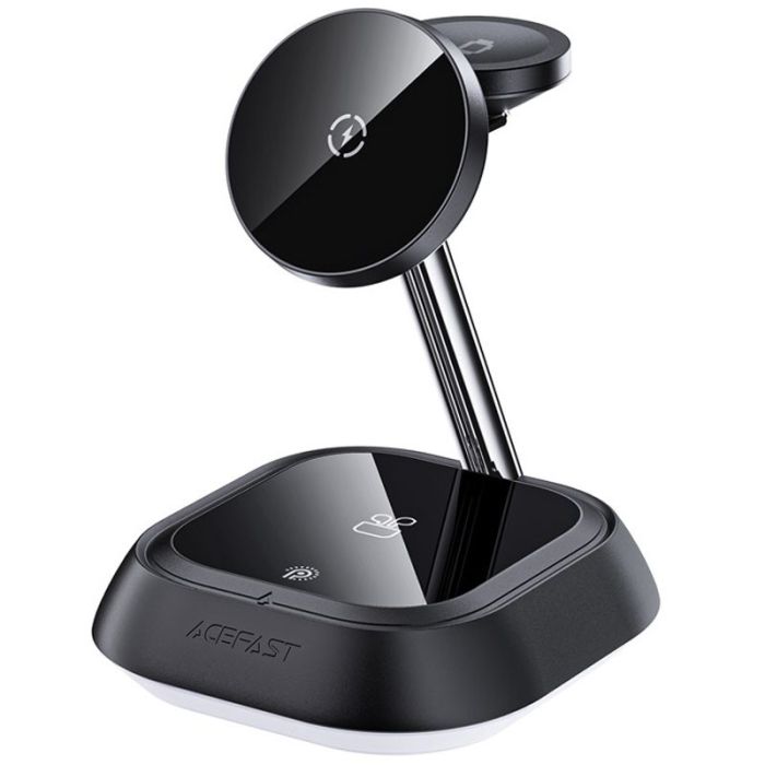 Безпроводова зарядка Acefast E16 desktop 3-in-1 Black