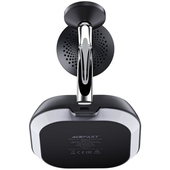 Безпроводова зарядка Acefast E16 desktop 3-in-1 Black