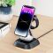 Безпроводова зарядка Acefast E16 desktop 3-in-1 Black