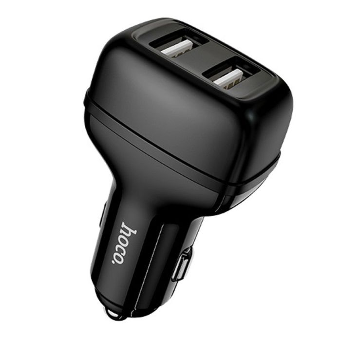 Автомобільна зарядка Hoco Z36 (2USB/2.4A) Чорний