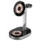 Бездротова зарядка WIWU Wi-W003 3 in 1 Wireless Charger Black