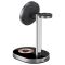 Бездротова зарядка WIWU Wi-W003 3 in 1 Wireless Charger Black