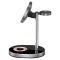 Бездротова зарядка WIWU Wi-W003 3 in 1 Wireless Charger Black