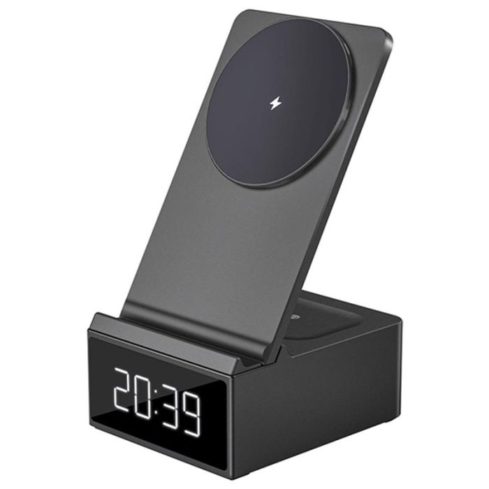 Беспроводная зарядка WIWU Wi-W011 3 in 1 Wireless Charger Black