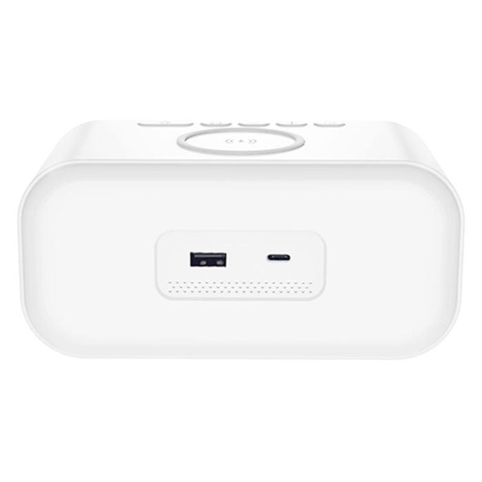 Бездротова зарядка WIWU Wi-W015 2 in 1 Time Wireless Charger White
