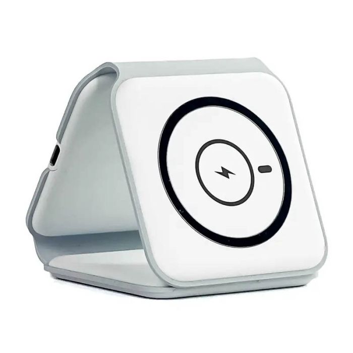 Бездротова зарядка WIWU M6 3 in 1 Wireless Charger White