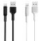 Дата кабель Borofone BX1 EzSync USB to Lightning (1m) Чорний