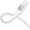 Дата кабель Hoco U124 Stone silicone power-off 60W Type-C to Type-C (1.2m) Gray