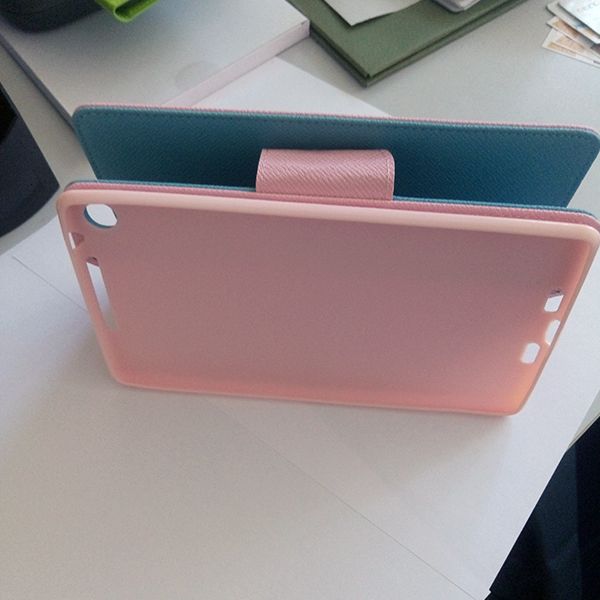 Чехол для Asus Google Nexus 7 2013 Silicon Book Pink-Blue