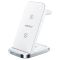 Безпроводова зарядка Acefast E15 desktop 3-in-1 White