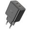 Мережева зарядка Hoco N35 Streamer PD45W (2C) Black