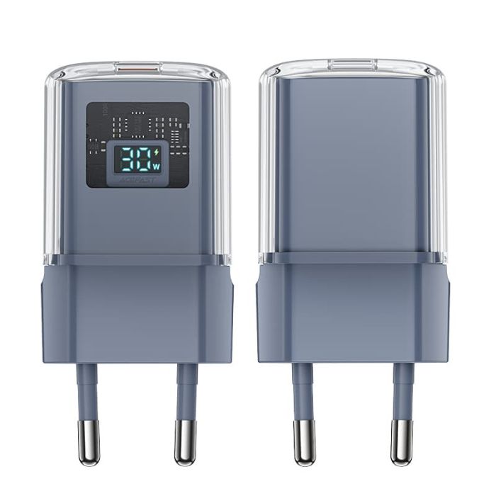 Мережеве заряджання Acefast A53 Sparkling series PD30W GaN (USB-C) Mica