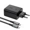 Мережеве заряджання Acefast A17 65W GaN multi-function HUB + кабель Type-C to Type-C Black