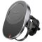 Автотримач із бездротовою зарядкою Hoco HW12 Guardian magnetic (air outlet) Black