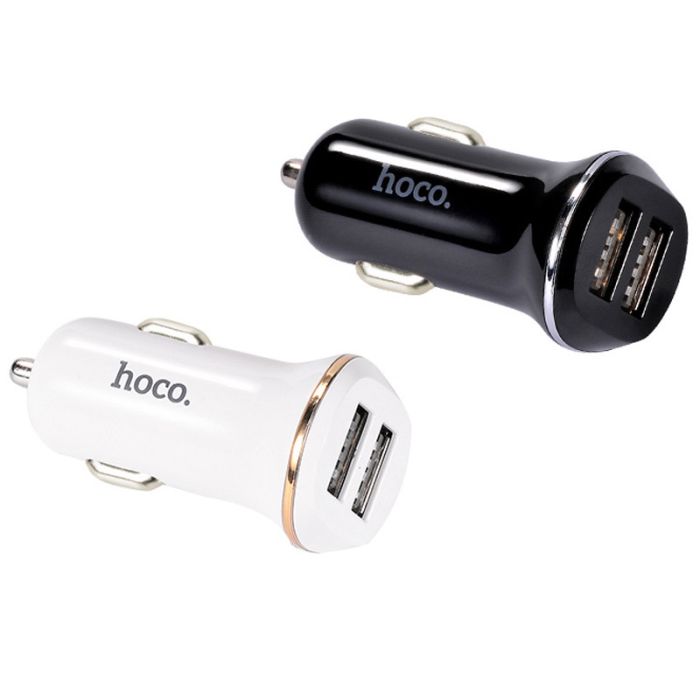 Автомобільна зарядка Hoco Z1 (2USB 2.1A) Чорний
