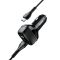 Автомобільна зарядка Hoco Z36 (2USB/2.4A) + Type-C Чорний