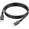 Дата кабель Borofone BX80 Type-C to Type-C 60W (1m) Черный