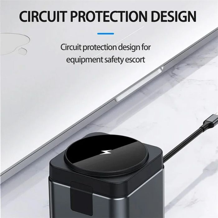 Бездротова зарядка HUB WIWU Wi-W025 Cube 9in1 USB-C Gray
