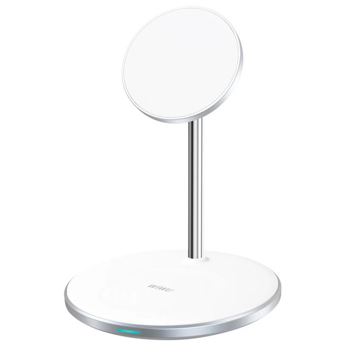 Беспроводная зарядка WIWU Wi-W019 2 in 1 15W White