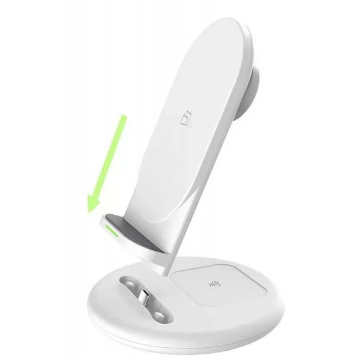 Бездротова зарядка WIWU Power Air 3 in 1 Wireless Charger White
