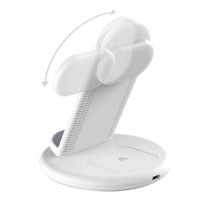 Бездротова зарядка WIWU Power Air 3 in 1 Wireless Charger White