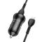 Автомобильная зарядка Hoco NZ5 Smooth road PD30W + QC3.0 + Type-C to Lightning Черный