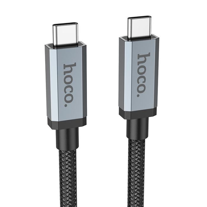 Дата кабель Hoco US06 Type-C to Type-C 100W USB3.2 20Gbps (2m) Black
