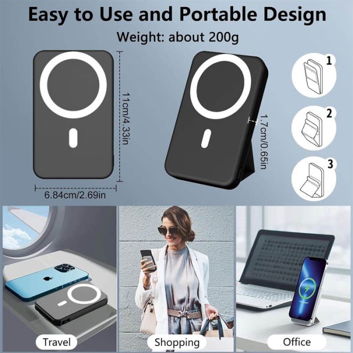 Power Bank JJT-A27-1 PD20W+QC 22.5W з Бездротова зарядка 10000 mAh White