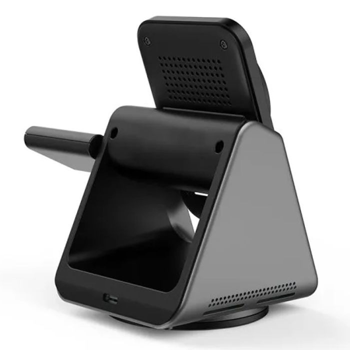 Беспроводная зарядка WIWU Wi-W018 3 in 1 Wireless Charger Grey