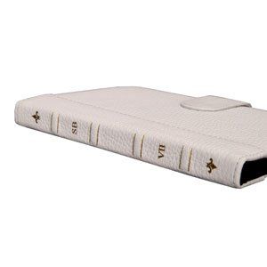 Чехол обложка Vintage белая Kindle 4 / Pocketbook