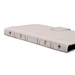 Чехол обложка Vintage белая Kindle 4 / Pocketbook