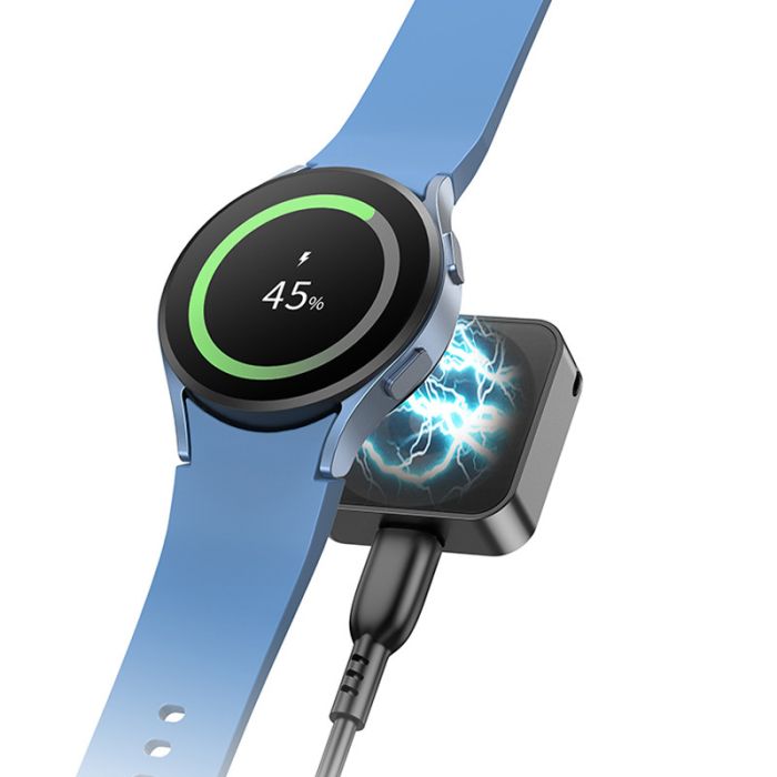Бездротове заряджання Hoco CW56 Wireless charger for Samsung Watch Silver