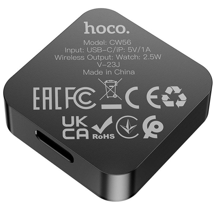 Бездротове заряджання Hoco CW56 Wireless charger for Samsung Watch Silver