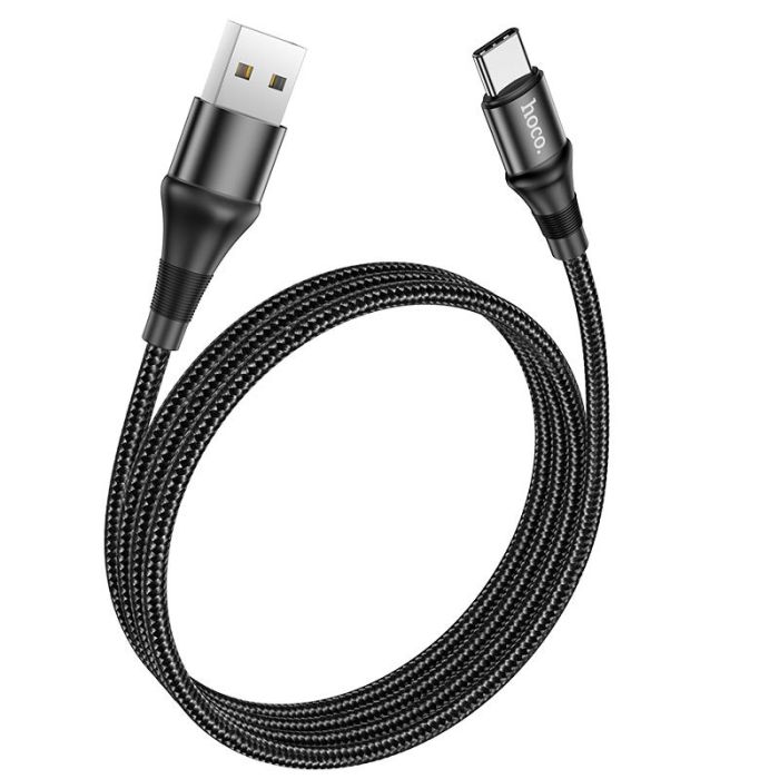 Дата кабель Hoco X50 "Excellent" USB to Type-C (1m) Черный