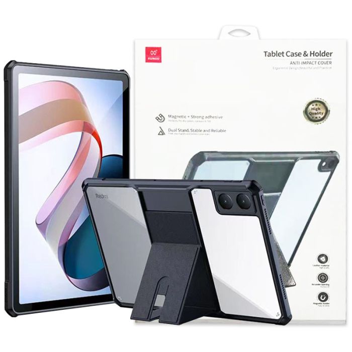 Чохол накладка з підставкою HunDD з посиленими кутами для Xiaomi Redmi Pad Pro (12.1") / Poco Pad (12.1") Чорний