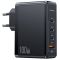 Зарядка Usams US-CC163 T50 100W 4 Ports ACCC GaN Fast Charger Black