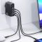 Зарядка Usams US-CC163 T50 100W 4 Ports ACCC GaN Fast Charger Black