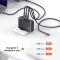 Зарядка Usams US-CC163 T50 100W 4 Ports ACCC GaN Fast Charger Black