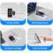 Бездротова зарядка Usams US-CD195 15W 4in1 Wireless Charging Holder With Table Lamp White