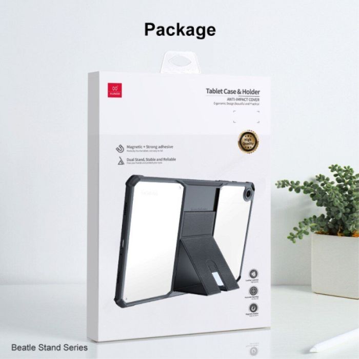 Чохол накладка з підставкою HunDD з посиленими кутами для Samsung Galaxy Tab A9+ (11'') Чорний